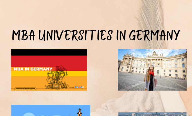MBA Universities in Germany