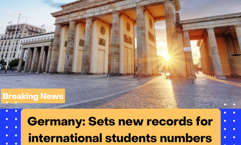 Germany Sets new records for international students numbers