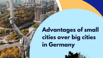 Advantages of small cities over big cities in Germany