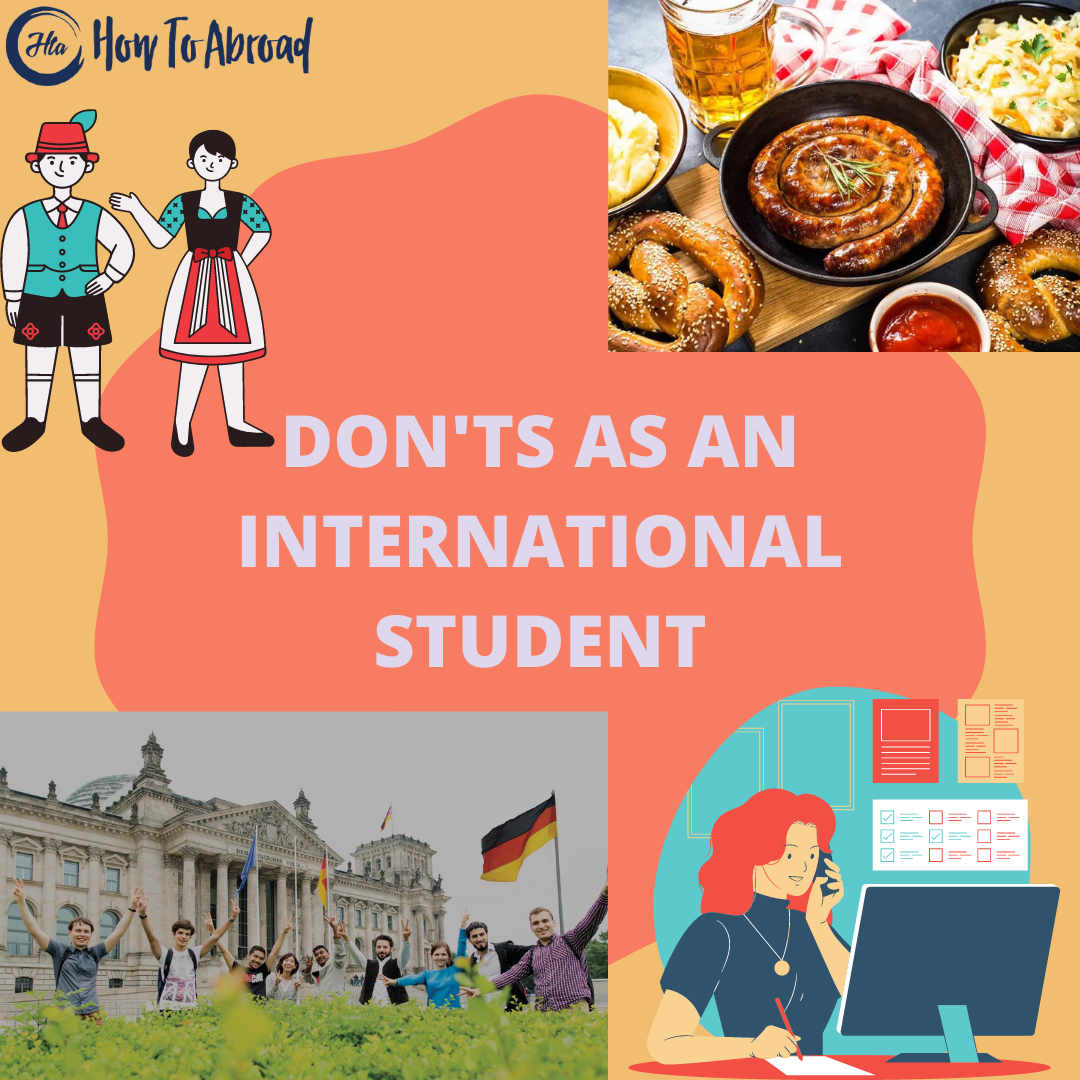 DON'TS AS AN INTERNATIONAL STUDENT