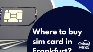 Buy sim card in Frankfurt