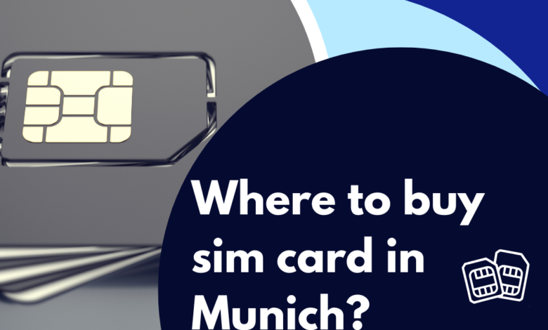 Buy sim card in Munich