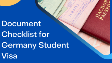 Document Checklist for Germany Student VisaDocument Checklist for Germany Student Visa