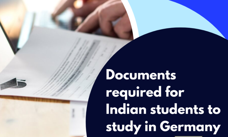 Documents required for Indian students to study in Germany