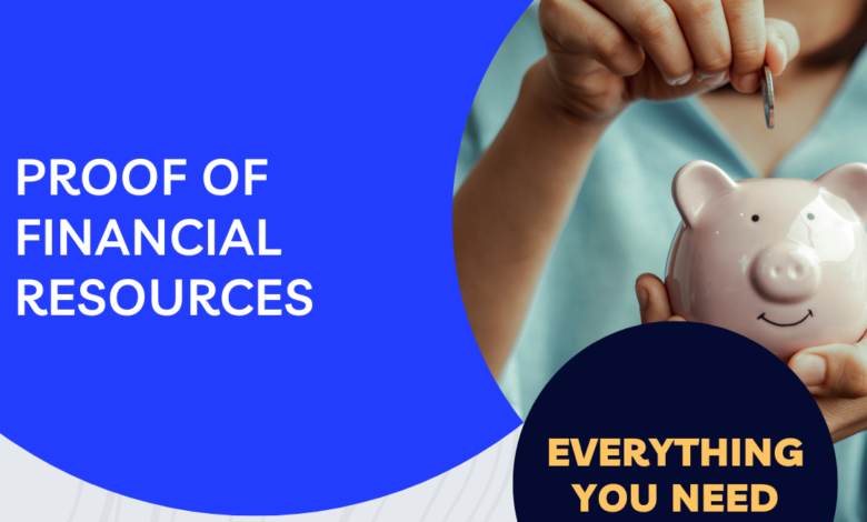 Proof of Financial Resources