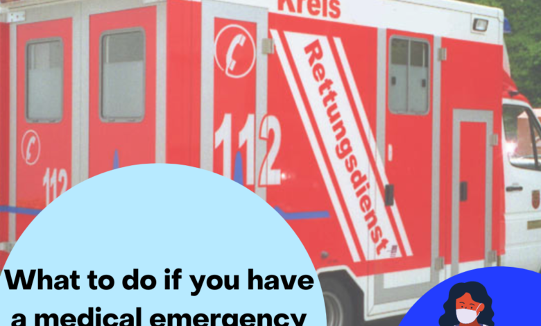 What to do if you have a medical emergency in Germany