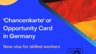 'Chancenkarte' or Opportunity Card in Germany