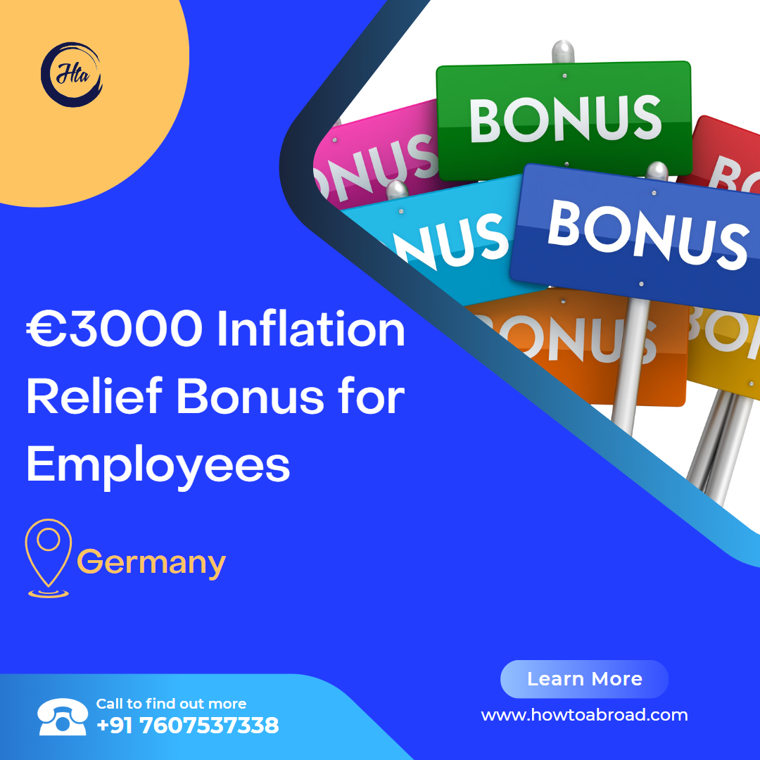 €3000 Inflation Relief Bonus For Employees – How To Abroad