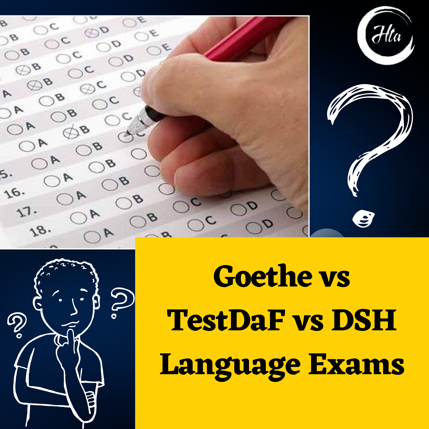 Goethe Vs TestDaf Vs DSH Language Exams – How To Abroad