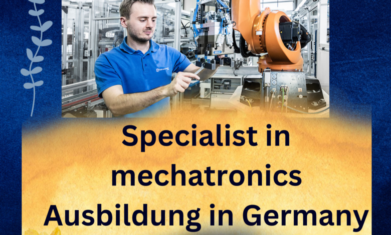 specialist in mechatronics Ausbildung in germany