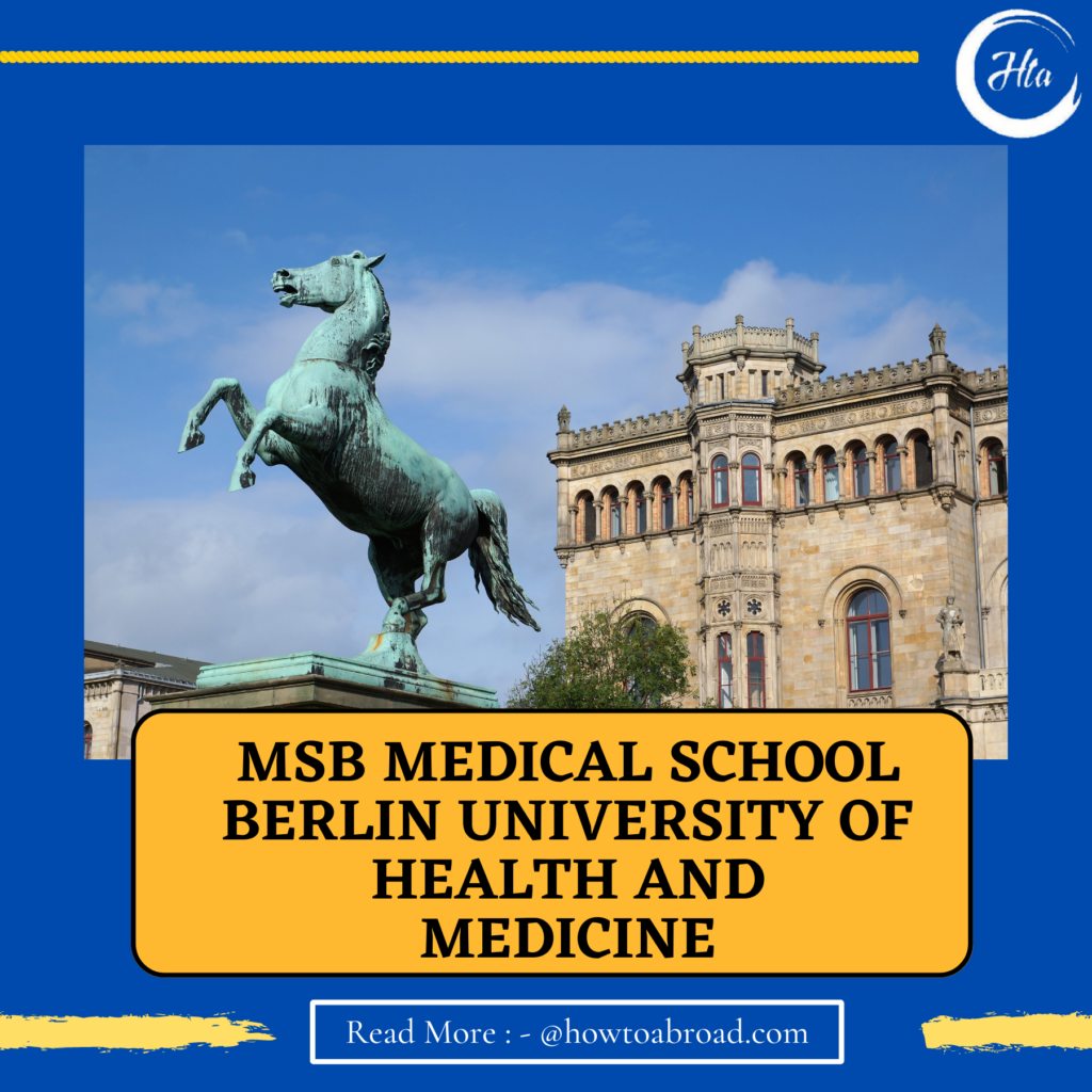 MSB Medical School Berlin University of Health and Medicine How to Abroad